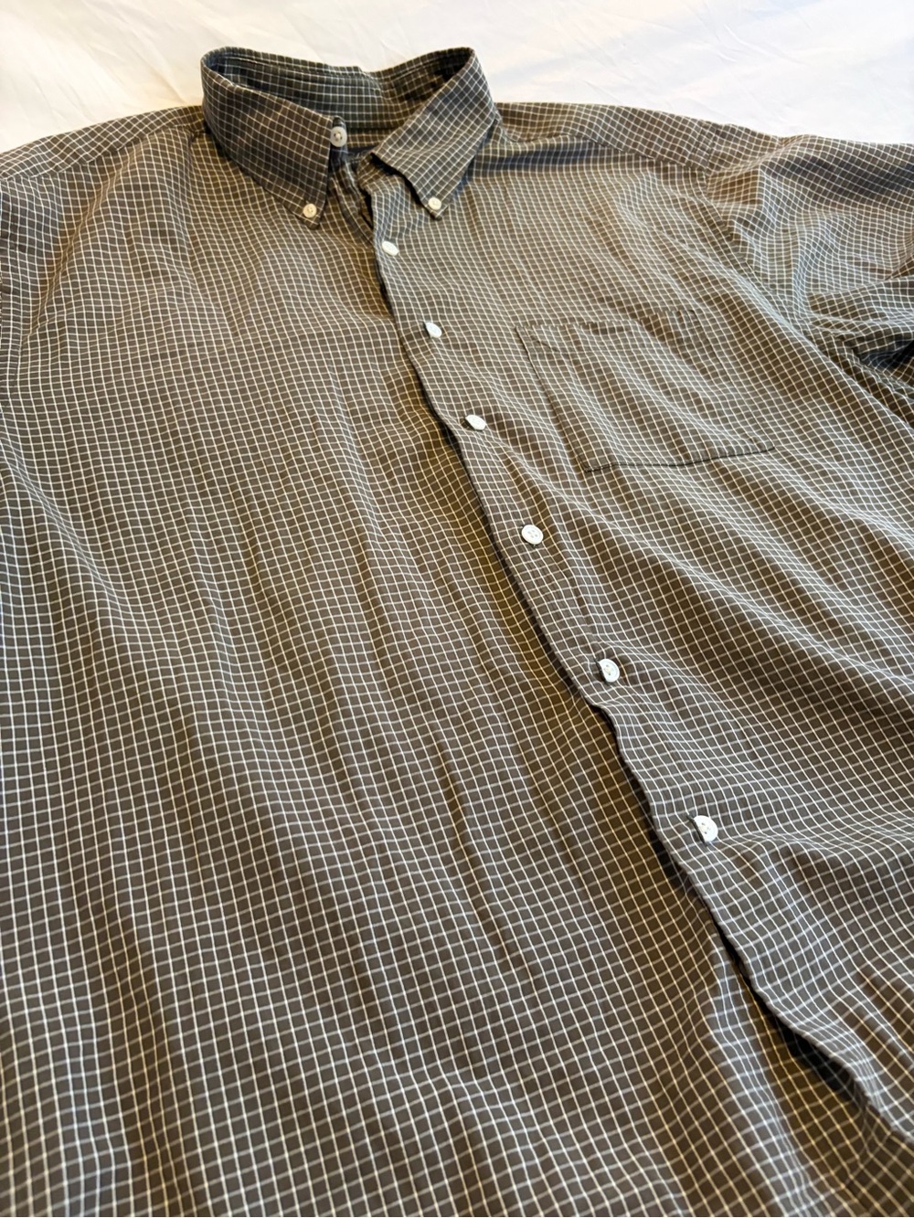 Brooks Brothers Brown Checked Button-Down Shirt